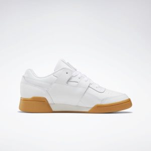 Adidasy Damskie Reebok Workout Lo Plus Białe PL 08NWIAY